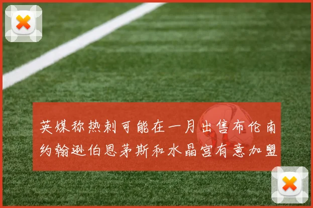 英媒称热刺可能在一月出售布伦南约翰逊伯恩茅斯和水晶宫有意加盟