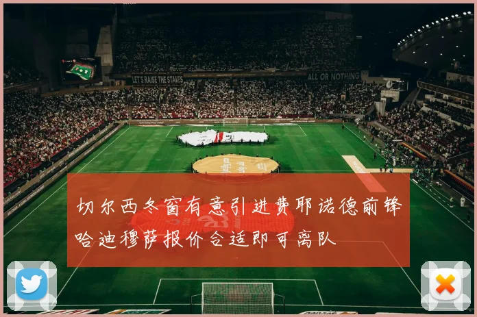 切尔西冬窗有意引进费耶诺德前锋哈迪穆萨报价合适即可离队